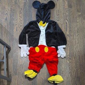 Disney Mickey Mouse Costume - Black, Red, Yellow